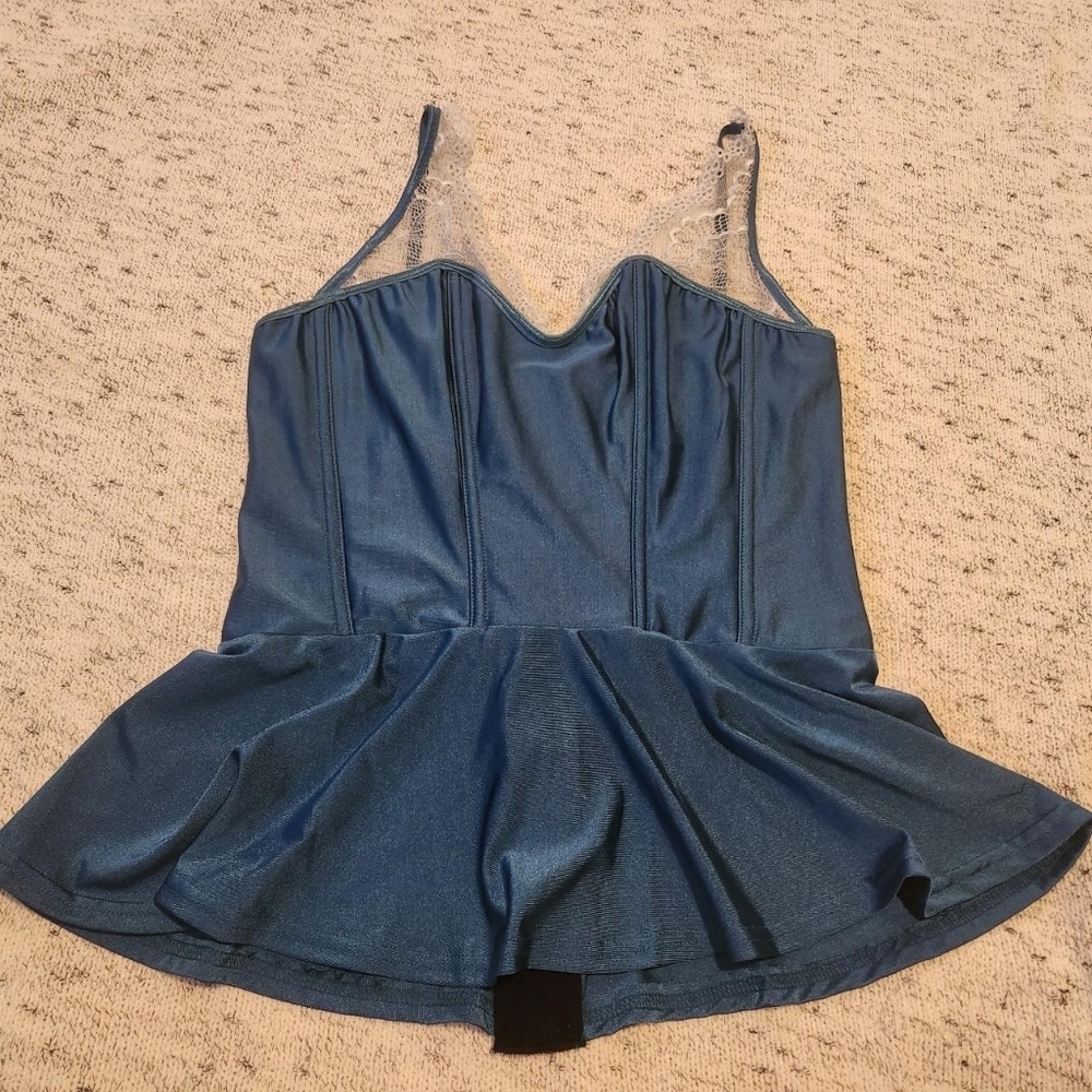 Coquette blue/navy corset
